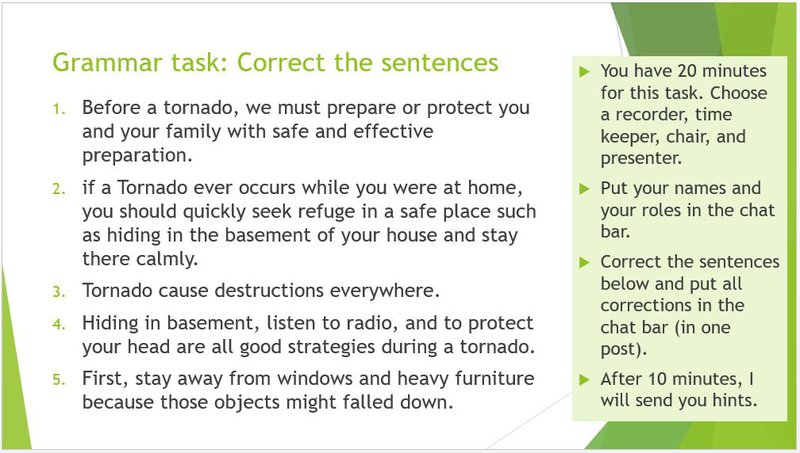 Grammar Task Sentences.JPG